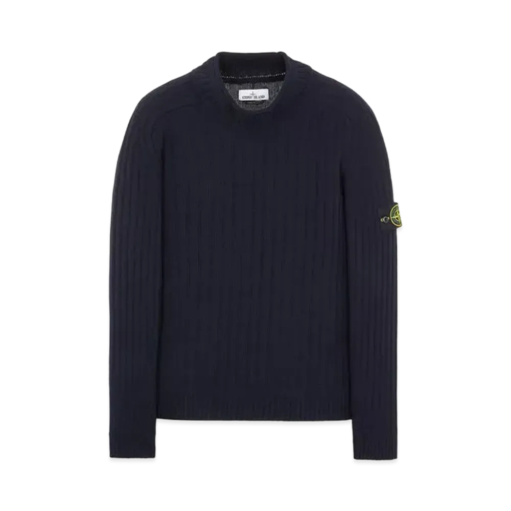 Stone Island 537B6 GEELONG WOOL "Blue"
