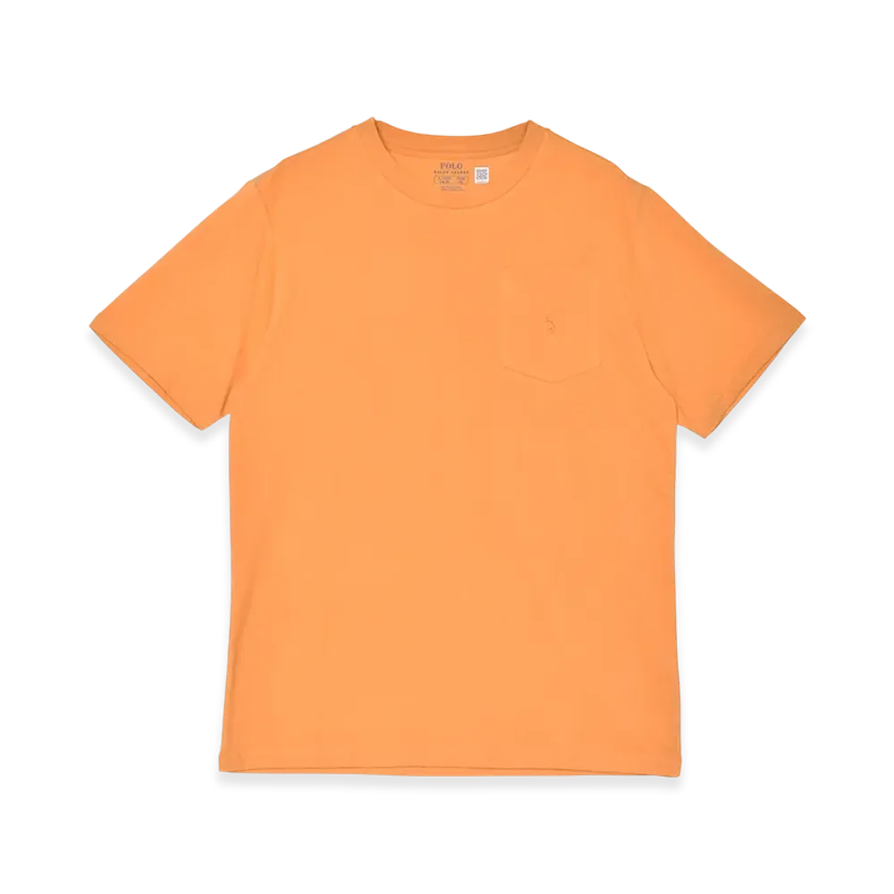 Polo Ralph Lauren Cotton Jersey Pocket T-Shirt "Orange"
