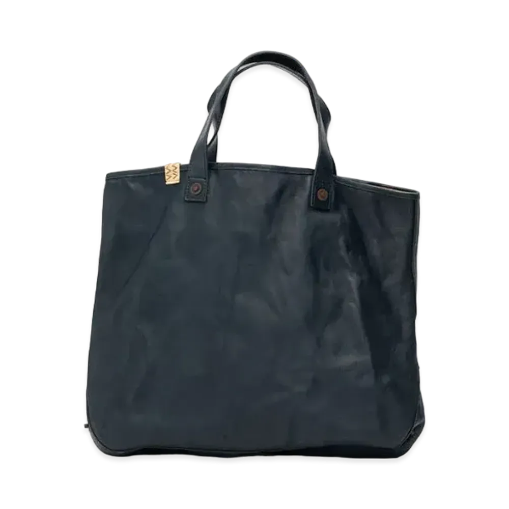 visvim Rivet Tote DMGD (It Veg.H) "Navy"