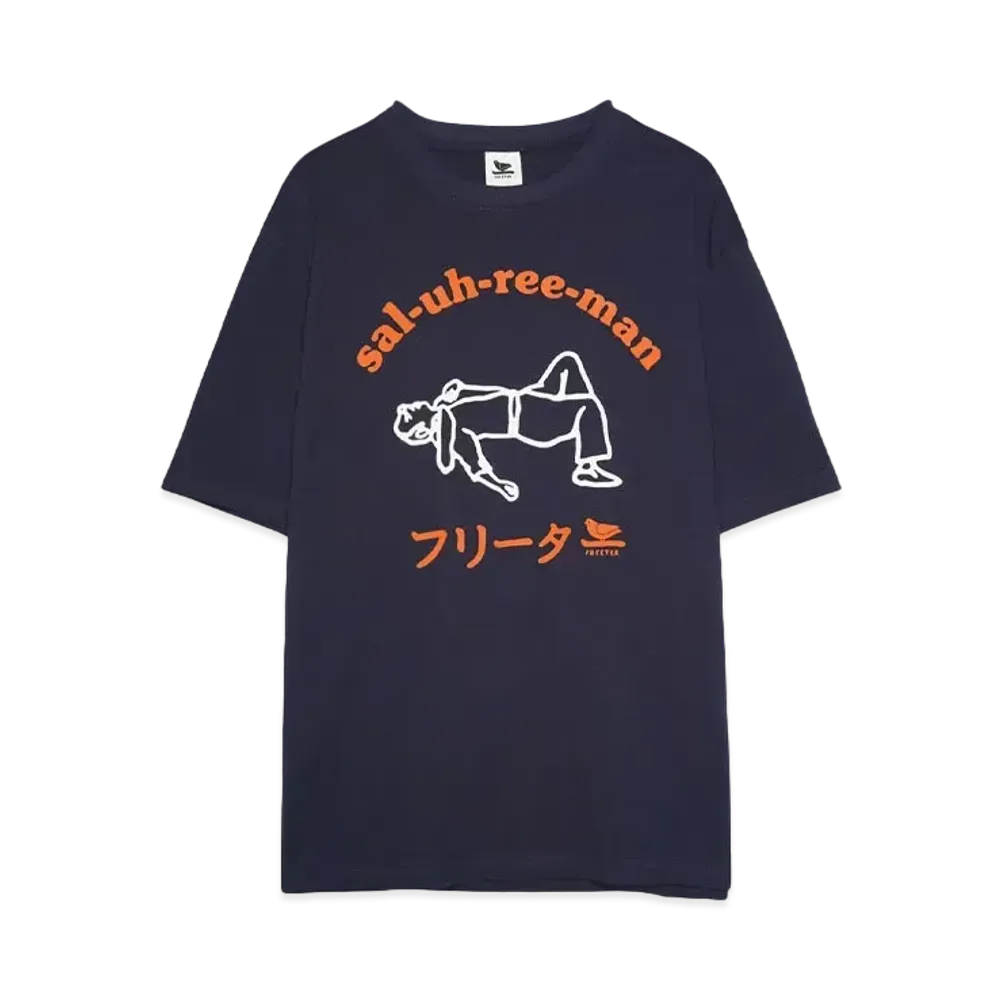 FREETER Saluhreeman t-shirt "NAVY"