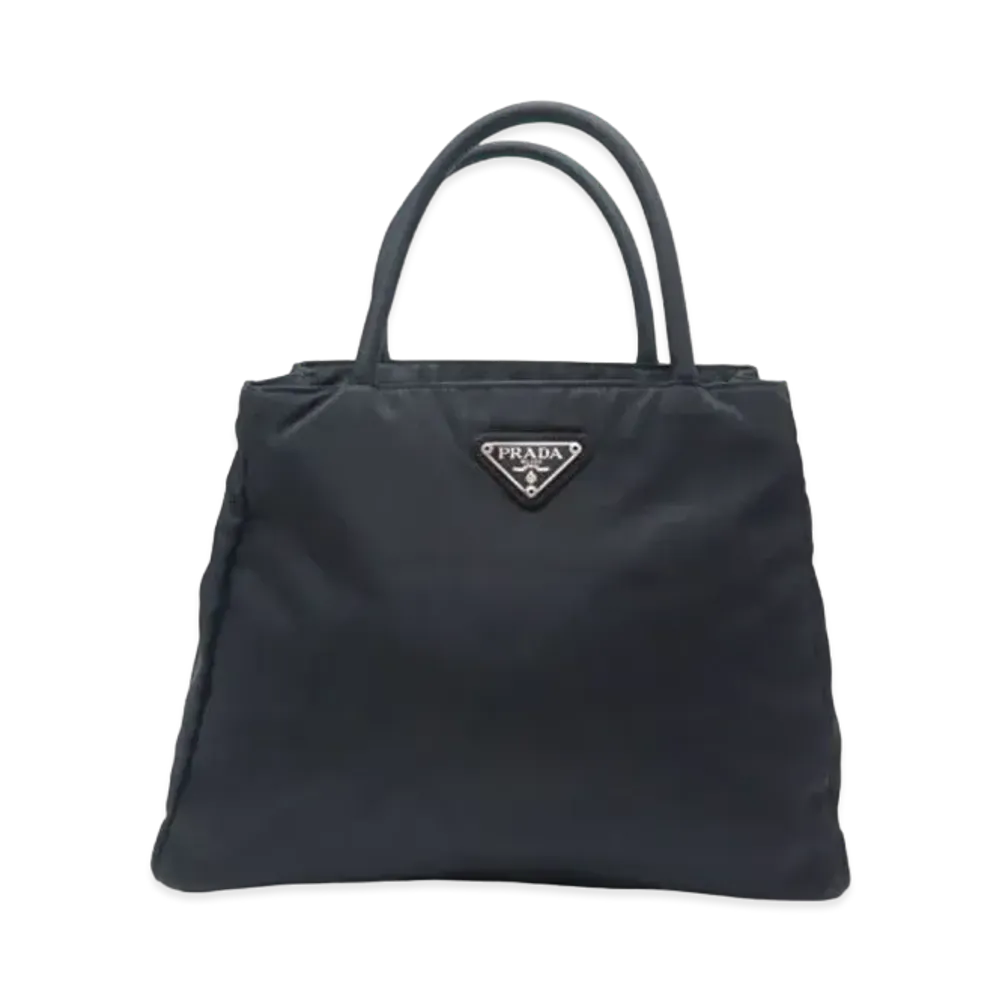 PARADA Tessute Nylon Handle Bag "Black"