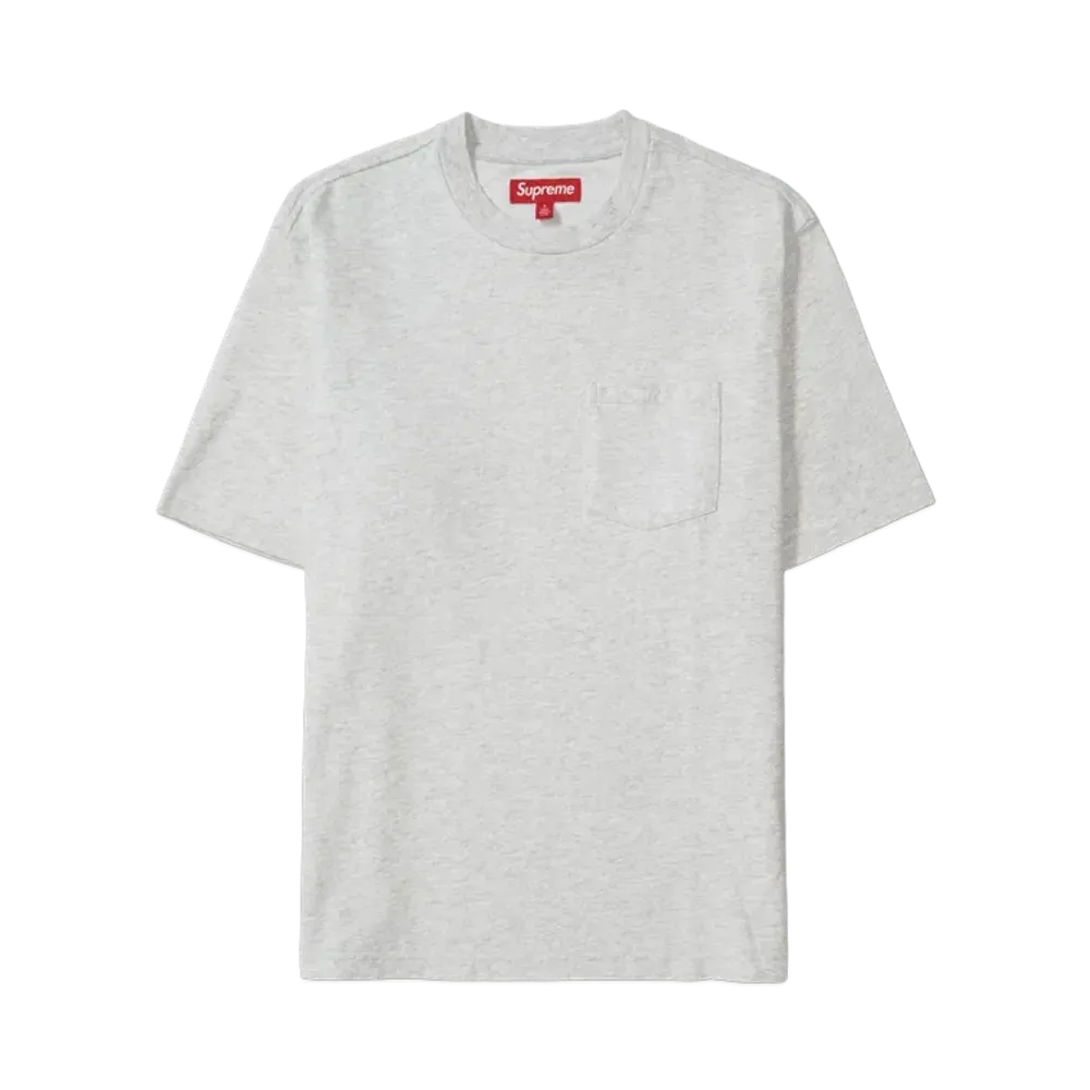 Supreme S/S Pocket Tee "Ash Grey" (25SS)