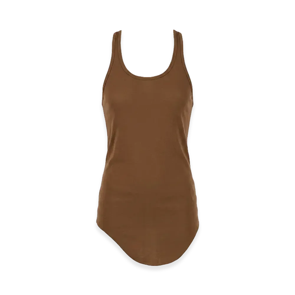 Rick Owens DRKSHDW Cotton Tank Top "Brown"