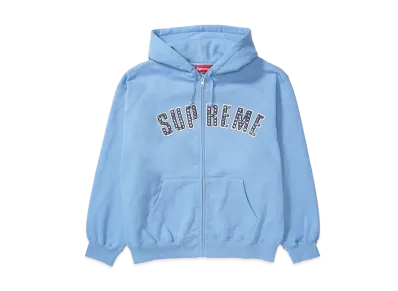 Supreme x B.B. Simon Zip Up Hooded Sweatshirt "Light Blue"