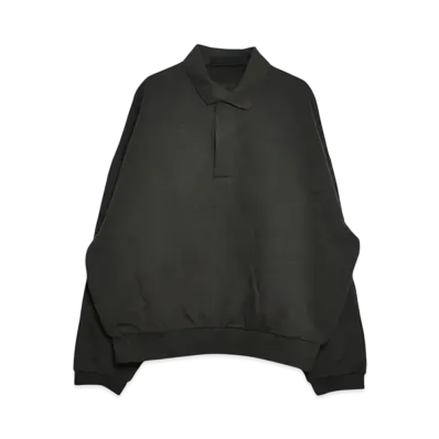 FEAR OF GOD ESSENTIALS Longsleeve Polo "Ink"