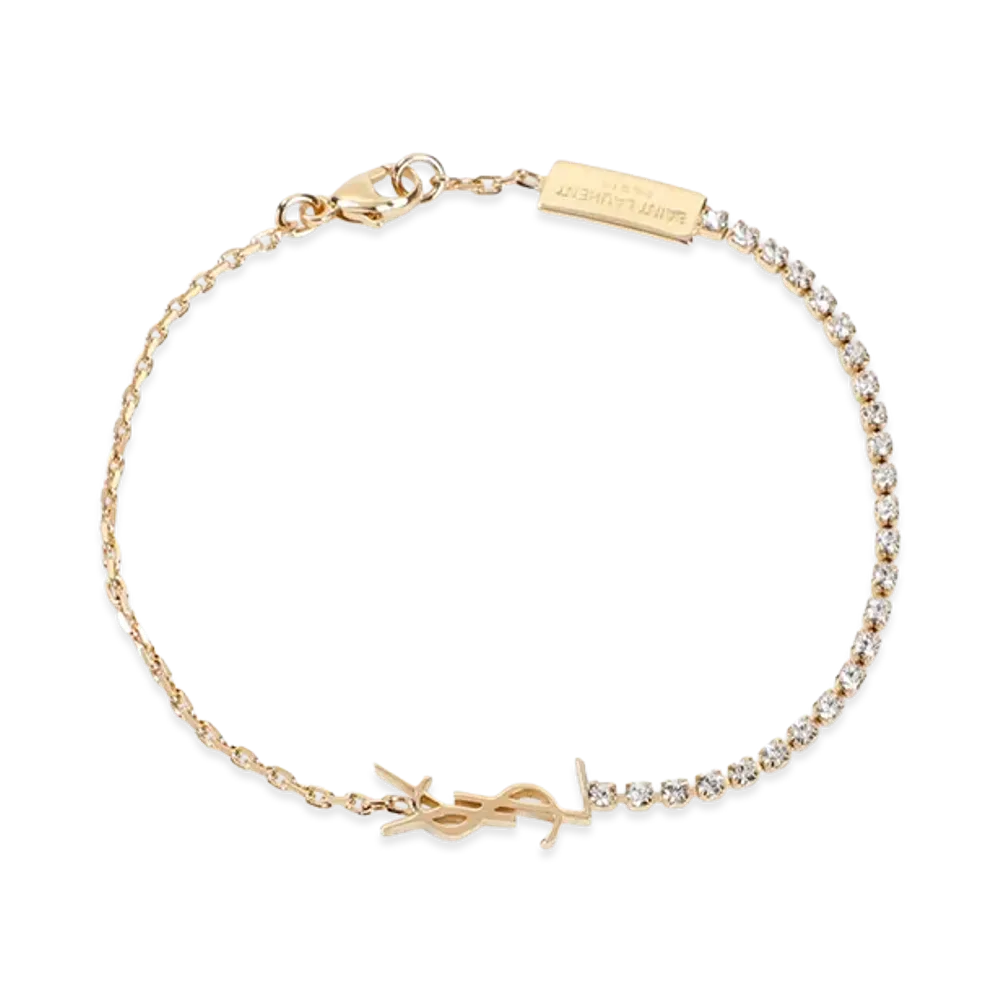 Saint Laurent Women's 'Monogramme' Bracelet "Gold"