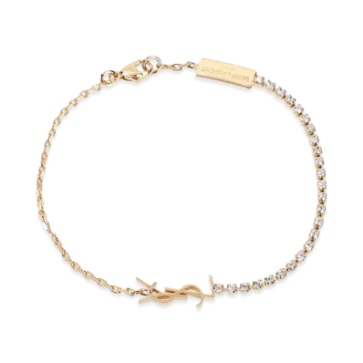 Saint Laurent Women's 'Monogramme' Bracelet "Gold"