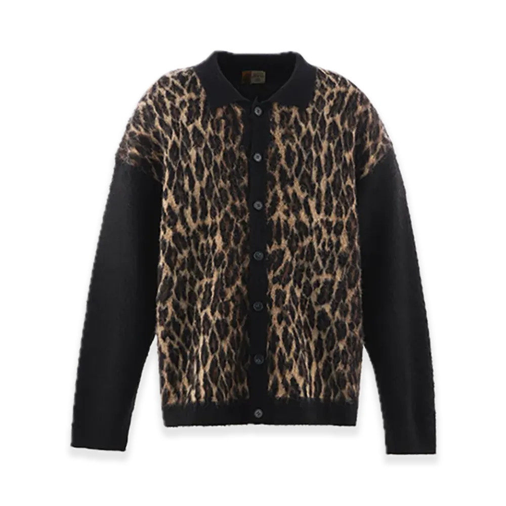 SAINT Mxxxxxx Knit Cardigan Leopard "Black"