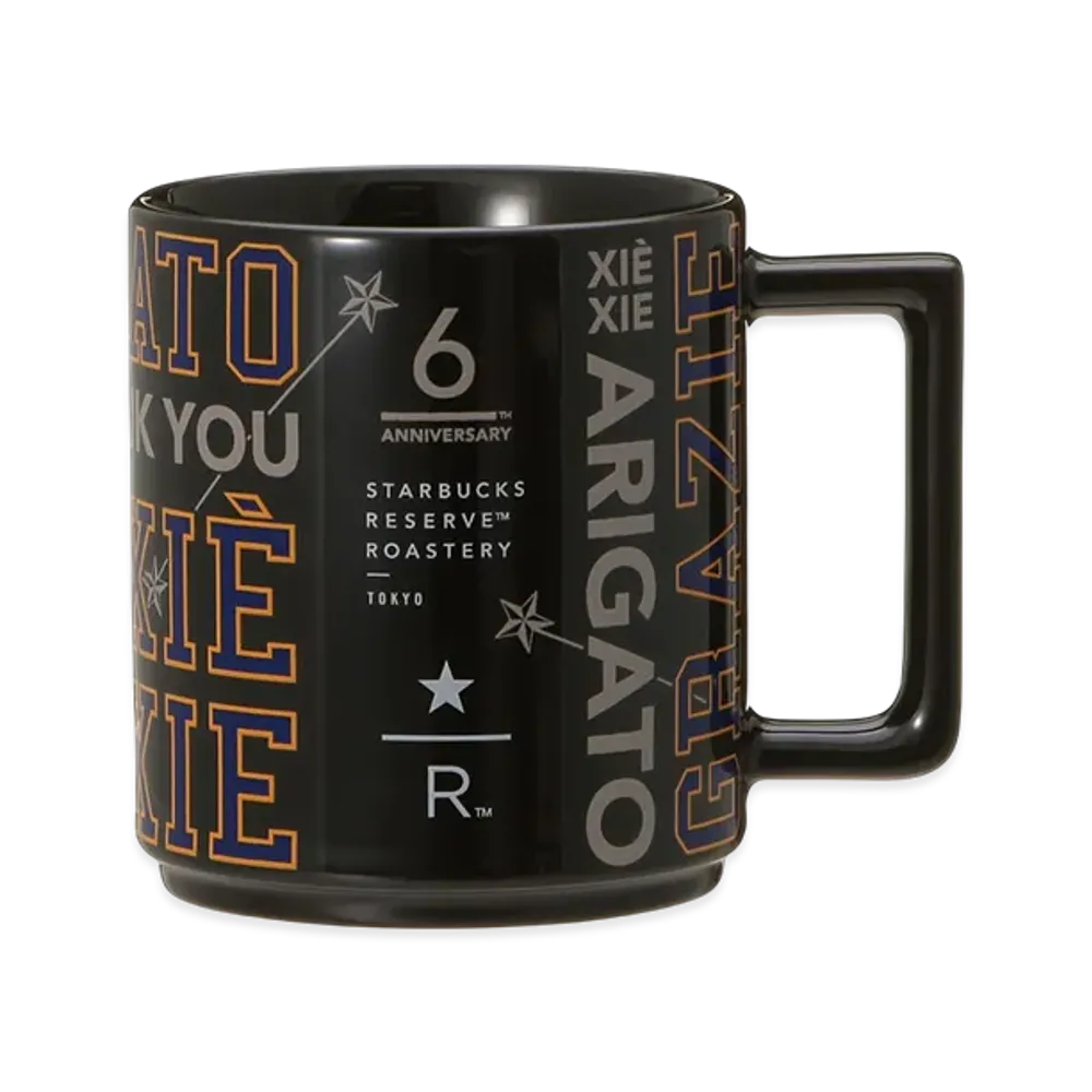 STARBUCKS STAND x BEAMS Reserve Roastery 6th Anniversary Mug 355ml "Black"