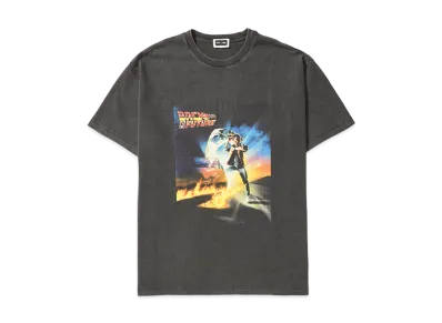 Kith x Back to the Future Chrome Title Vintage Tee "Black"