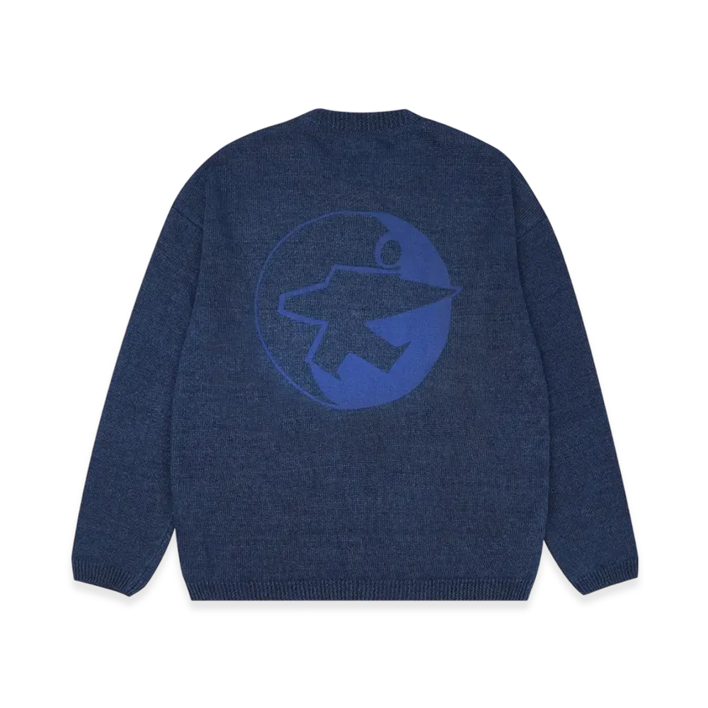 Stussy x Our Legacy Work Shop Sonar Roundneck "Navy Linen"