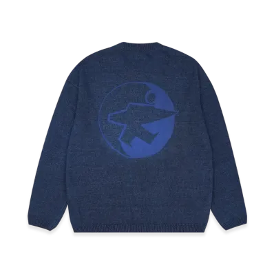 Stussy x Our Legacy Work Shop Sonar Roundneck "Navy Linen"