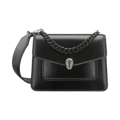 BVLGARI Serpenti Forever Crossbody Bag "Black"