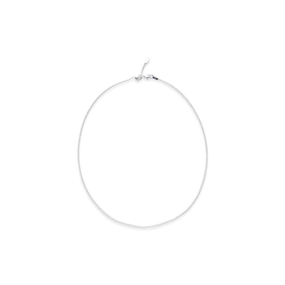 ALOUND Length Adjustable Necklace "Silver"
