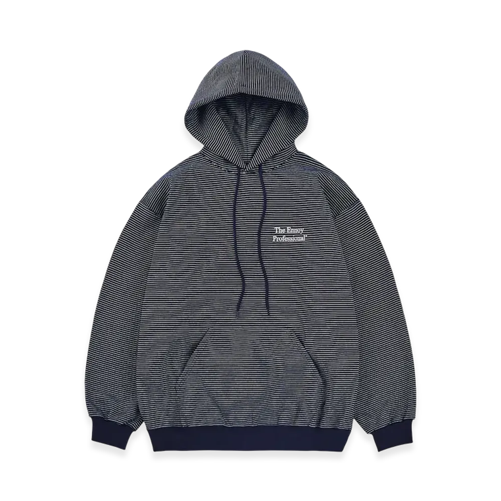 ENNOY Border Hoodie Sweat "Navy"