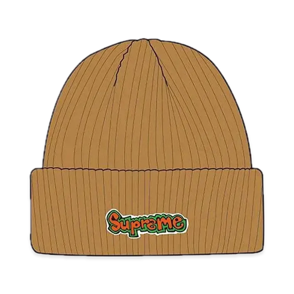 Supreme Gonz Logo Beanie "Brown"