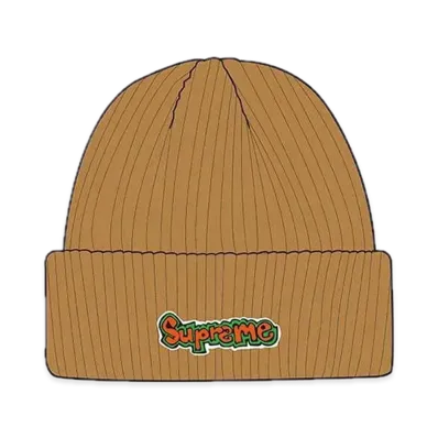 Supreme Gonz Logo Beanie "Brown"