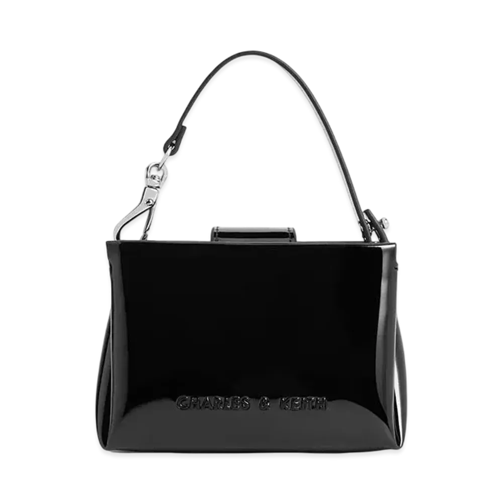 CHARLES & KEITH Bothy Top Handle Pouch "Noir"