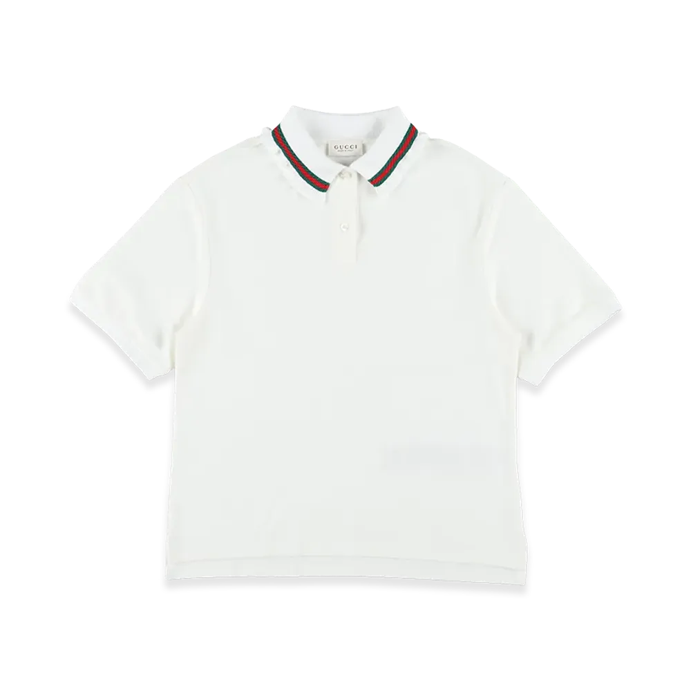 GUCCI Kids Polo "White"