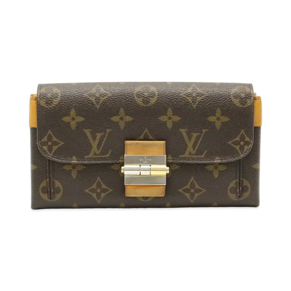 Louis Vuitton Elysee Wallet Monogram "Saffron"
