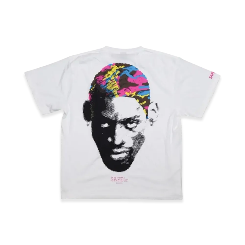 SAPEur Archive Series Multi Camo Heads S/S Tee "White"