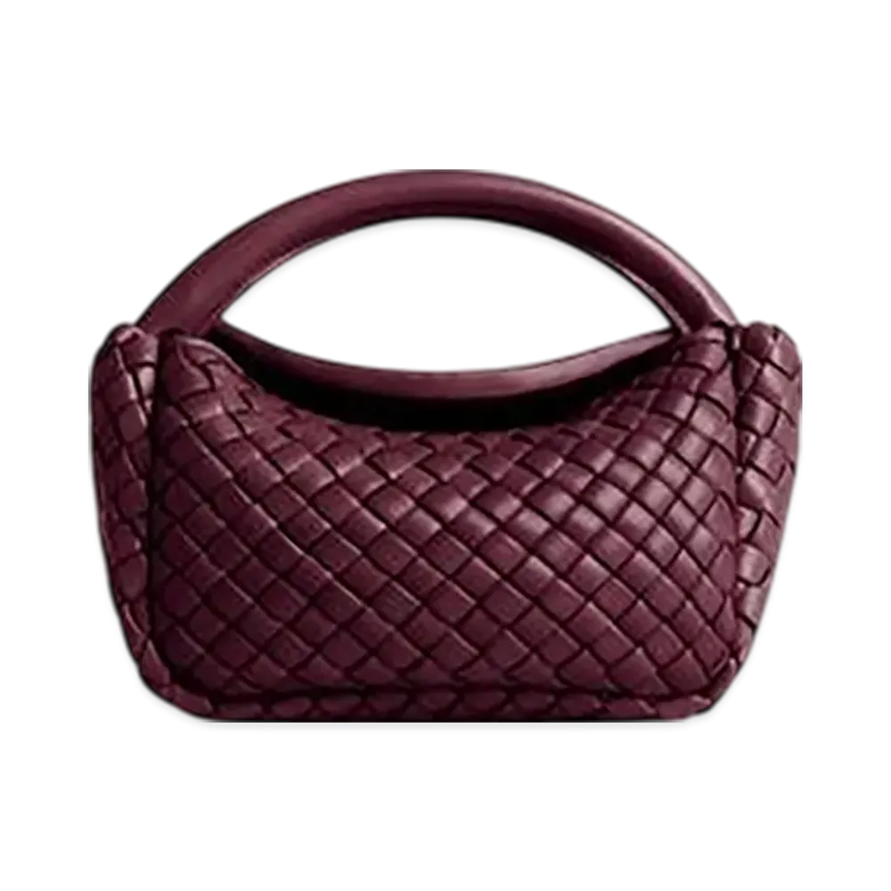 Bottega Veneta Small Cobble Top Handle "Barolo"