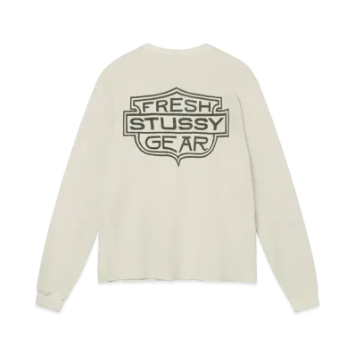 Stussy LIGHT WAFFLE KNIT LS CREW "Natural"