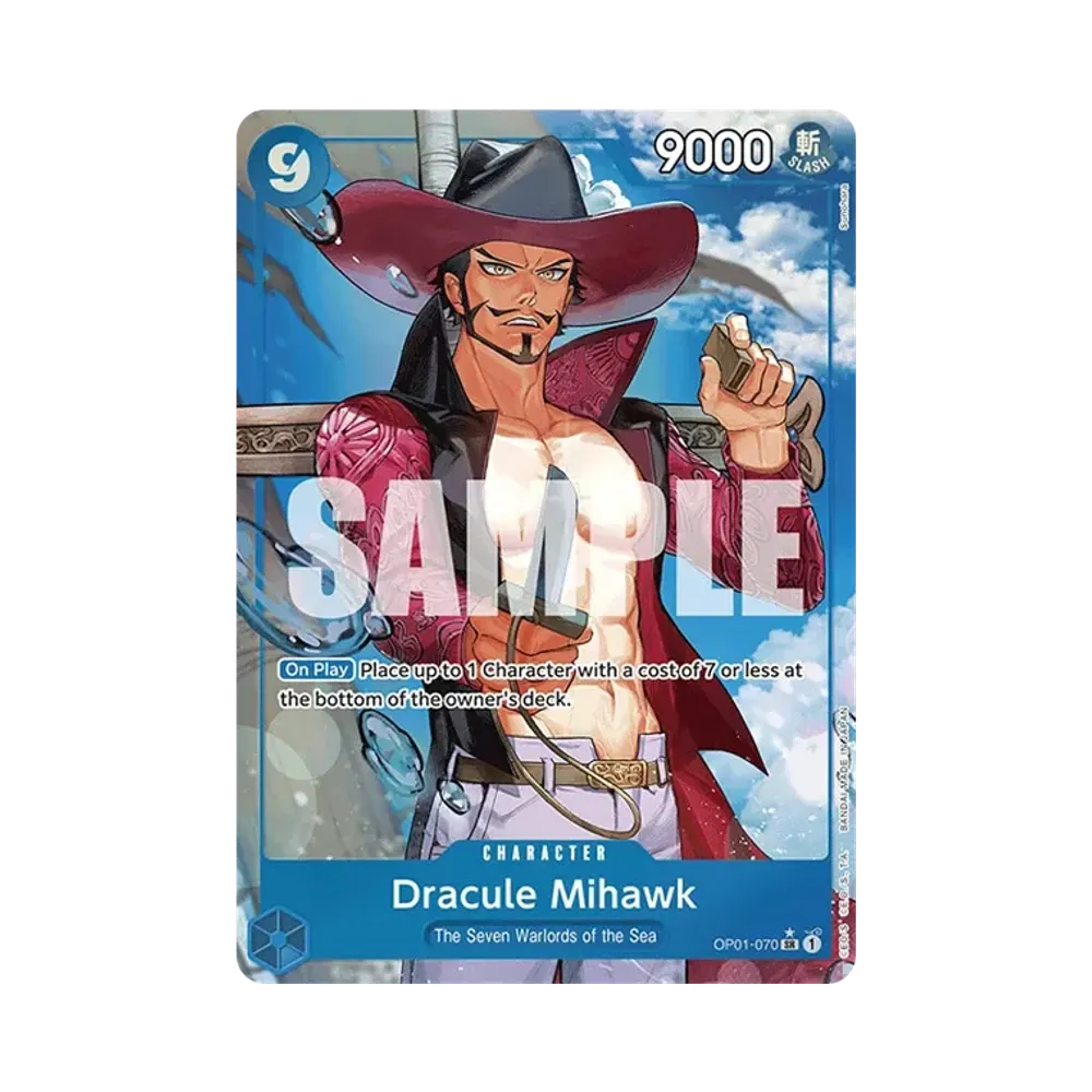ジュラキュール・ミホーク SR-P [OP01-070]【英語版】(プレミアムブースター「ONE PIECE CARD THE BEST」)
