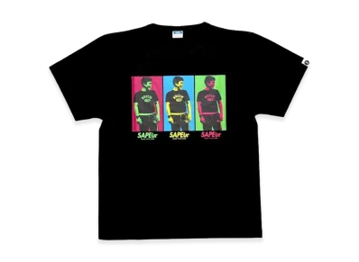 SAPEur x MASATOSHI HAMADA Youth Traffic Light S/S T-Shirt "Black"