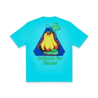 PALACE Nein Cheese Nein Egg T-Shirt "Blue"