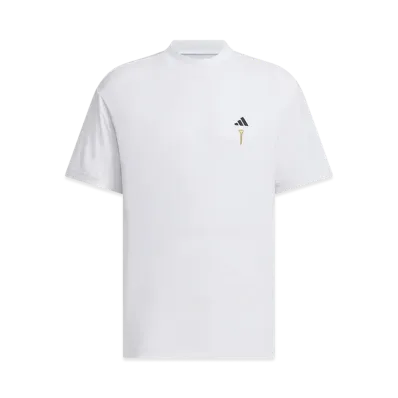 adidas Golf Heat. Rdy Back Graphic Mockneck Short Sleeve T-shirt "White"