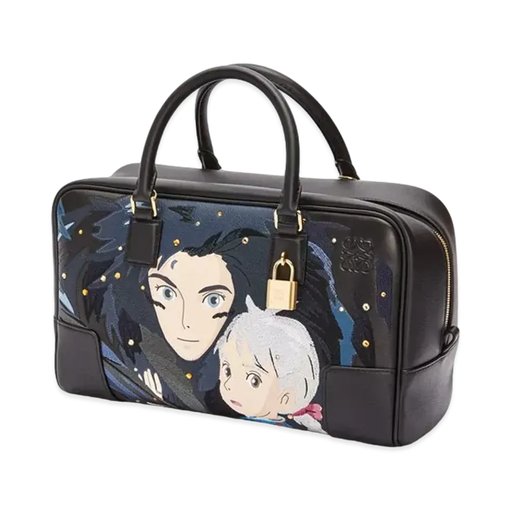 LOEWE x Howl's Moving Castle Howl Amazona 28 Bag In Nappa Calfskin "Black"