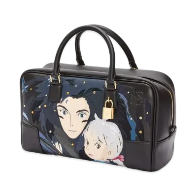 LOEWE x Howl's Moving Castle Howl Amazona 28 Bag In Nappa Calfskin "Black"