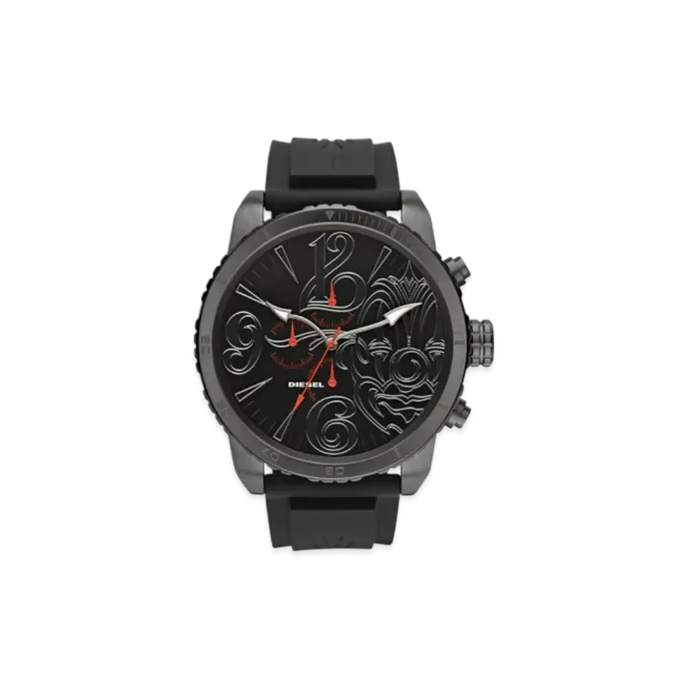 DIESEL x MR.CARTOON TIMEFRAMES Limited Edition Watch "black"