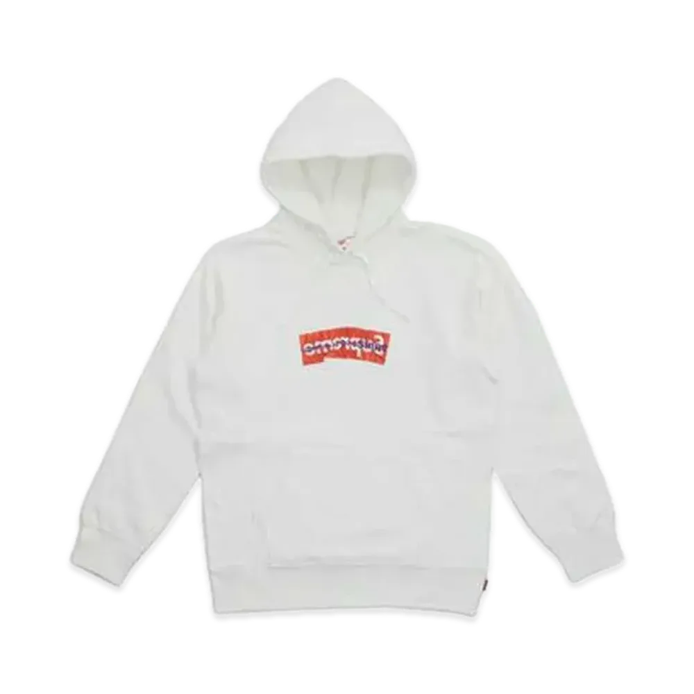 Supreme x COMME des GARCONS SHIRT Box Logo Hooded Sweatshirt "White"