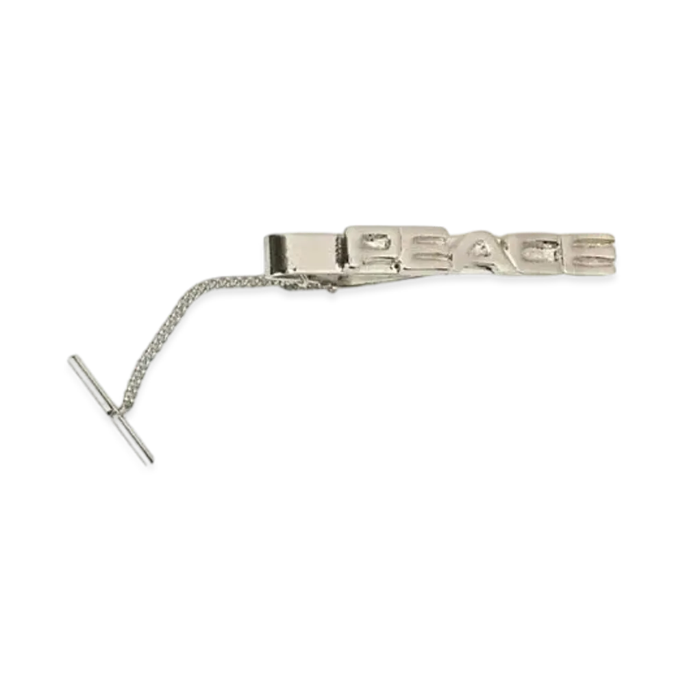 Stussy PEACE TIE CLIP "Silver"