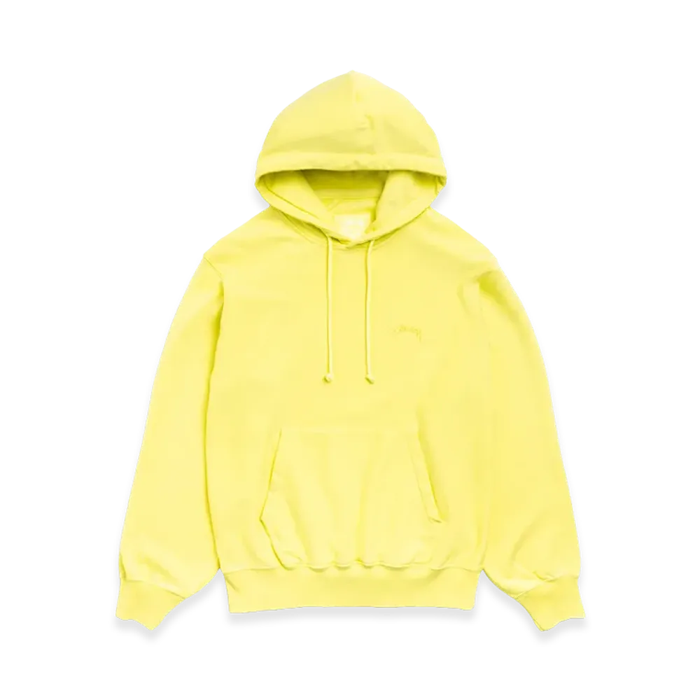 Stussy Lightweight Terry Hoodie "Yellow"