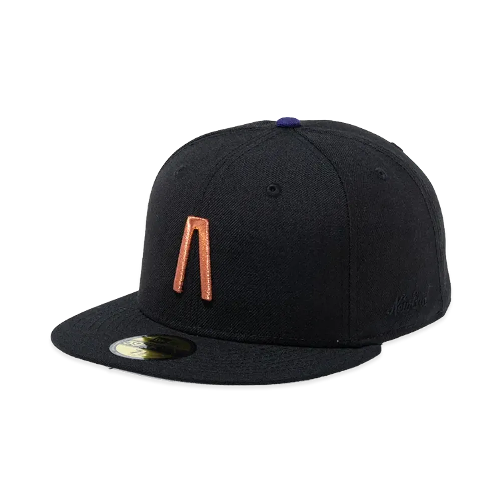 NEW ERA x FEAR OF GOD 59Fifty Athletics "Black/Bronze"