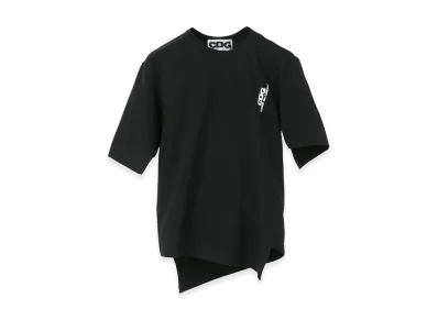 COMME des GARCONS CDG Bias Designed T-Shirt "Black"
