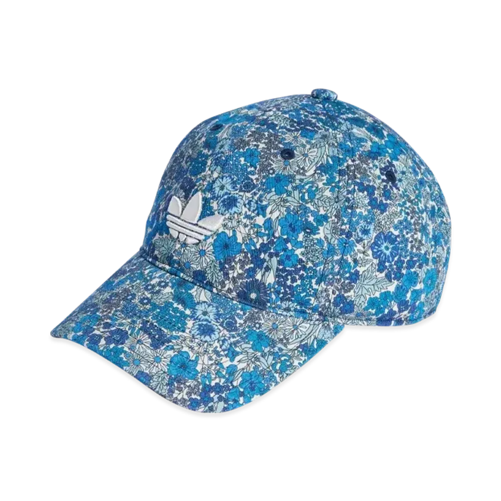 adidas x Liberty London Baseball Cap "Core White/Royal Blue"