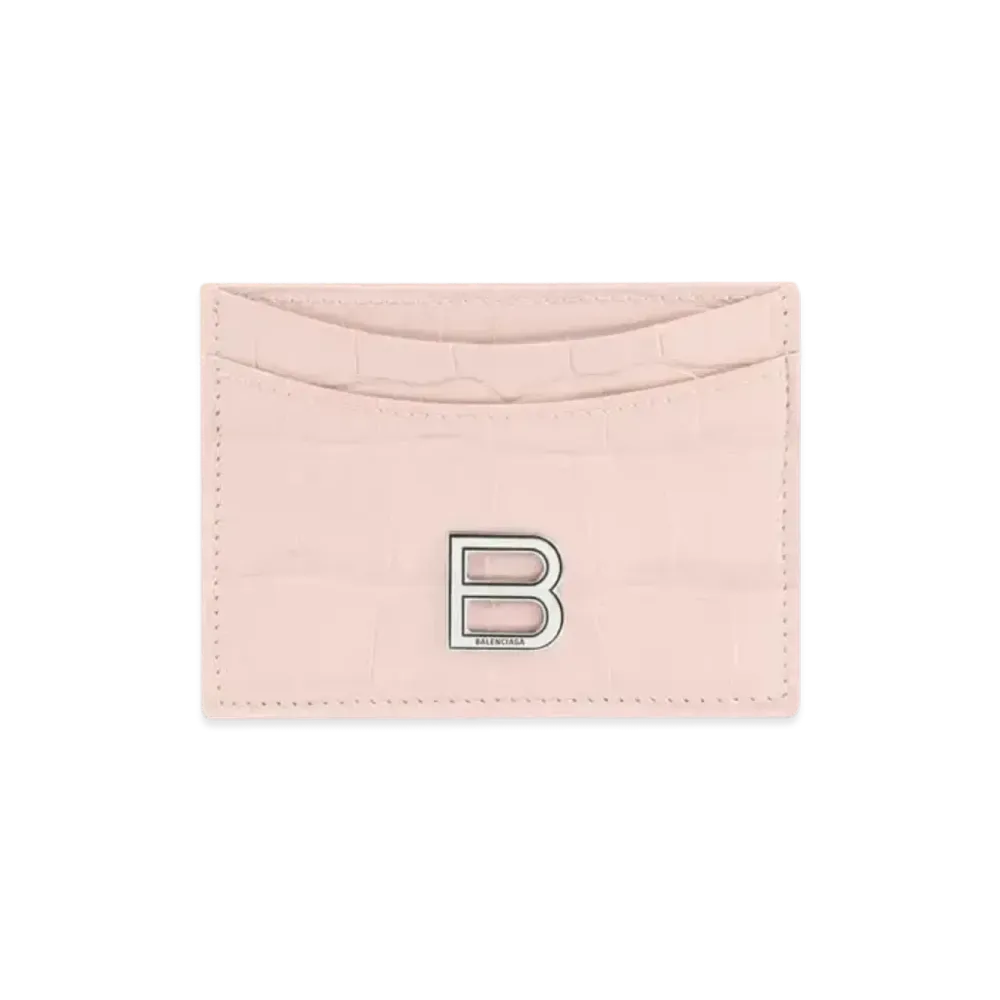 BALENCIAGA Hourglass Card Holder "Pink"