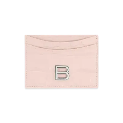 BALENCIAGA Hourglass Card Holder "Pink"