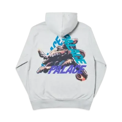 PALACE Octo Hood "Grey Marl"