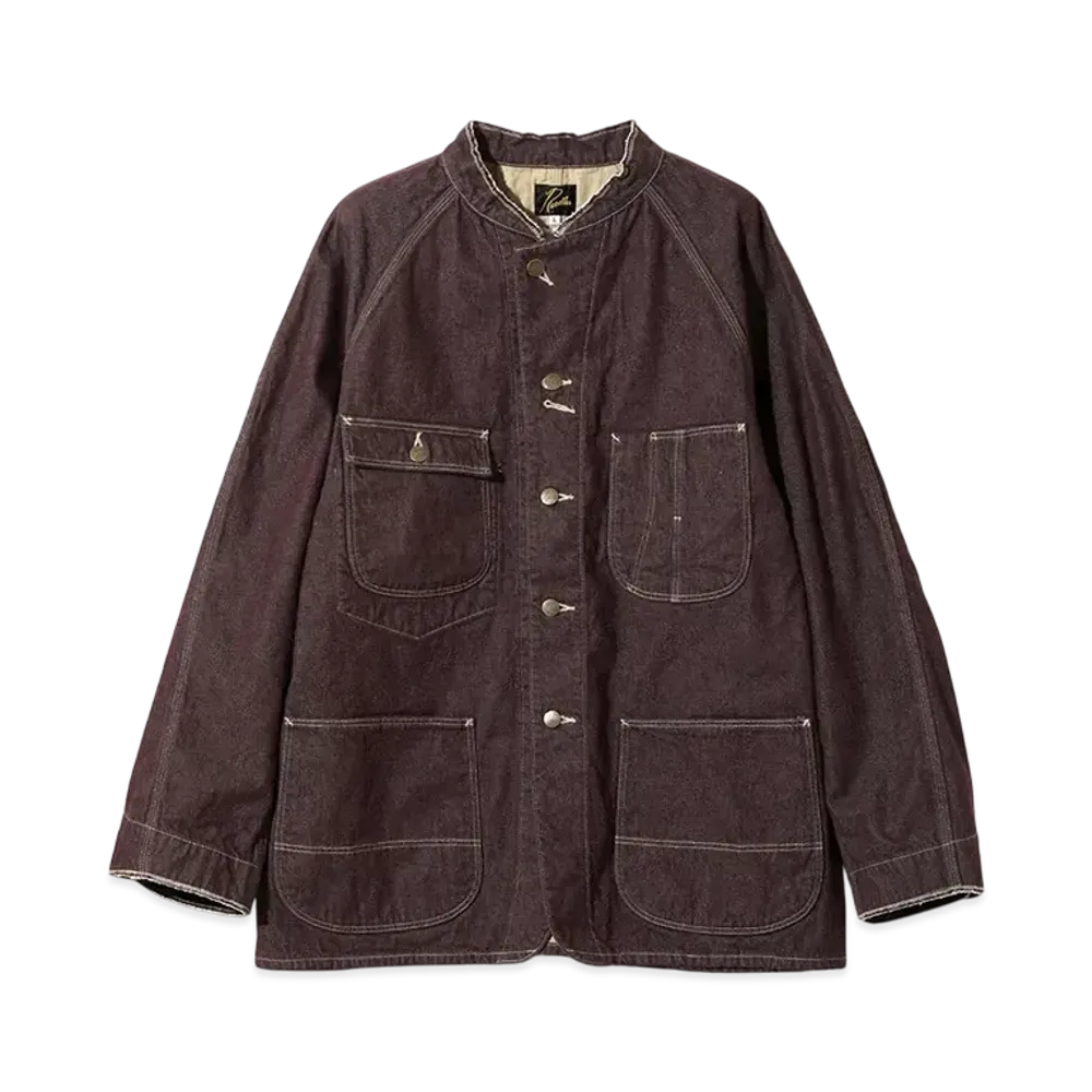 NEEDLES x ts(s) Chore Coat - 12Oz Denim / Bio Wash "Brown"