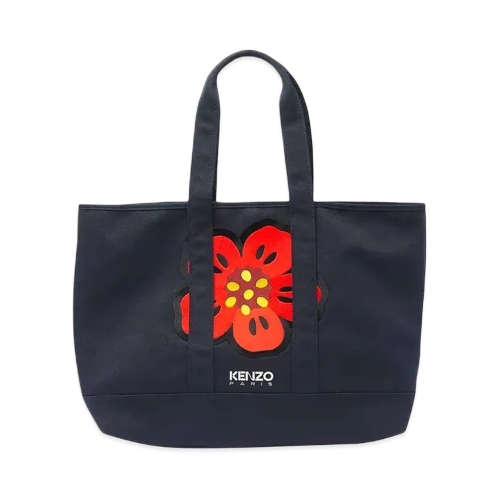 KENZO Utility Boke Flower Tote Bag "Blue" FE58SA911F34
