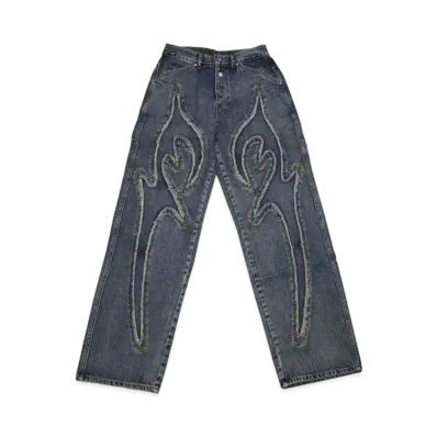 THUG CLUB Denim Tribal Pants "Denim"