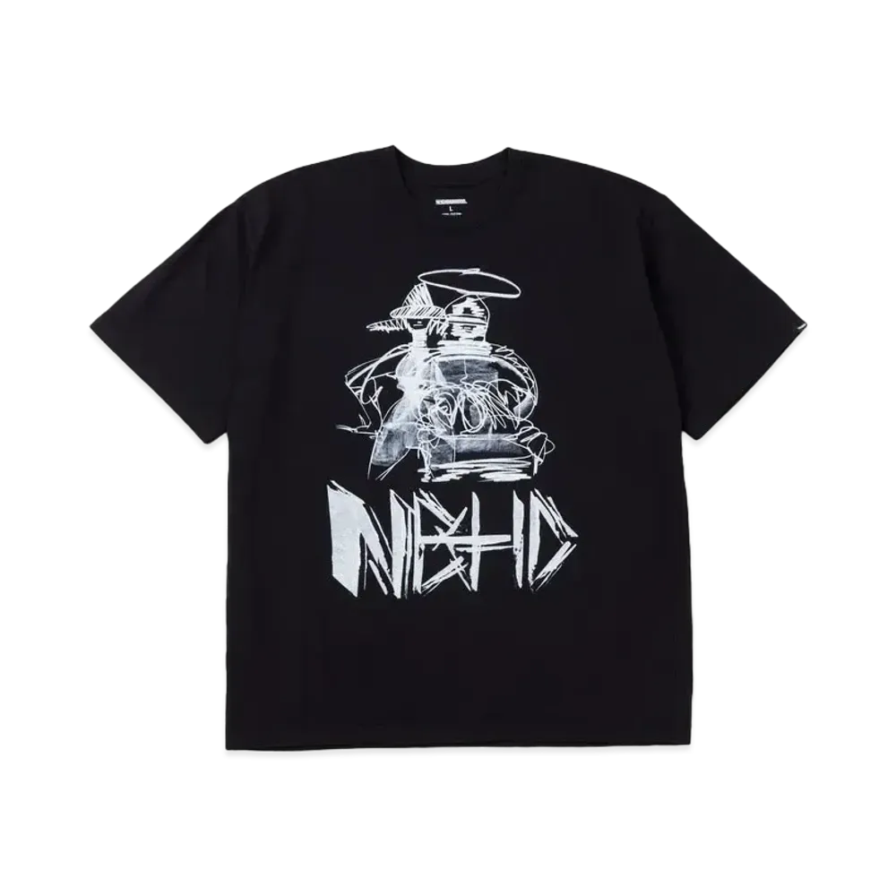 NEIGHBORHOOD NH x TAKU OBATA . Tee SS-1 "Black"