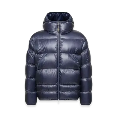 MONCLER Coats "Light Blue"