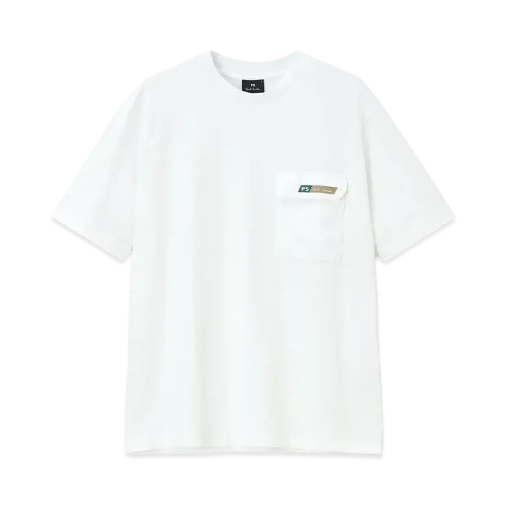 Paul Smith Ps Logo Pocket Tee "White"