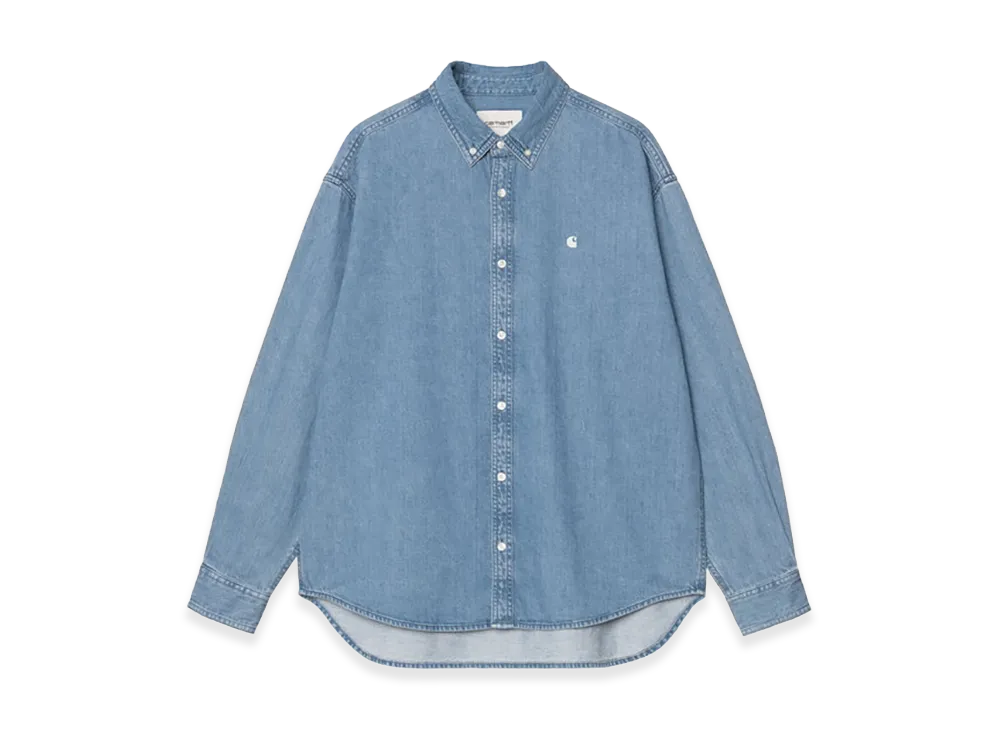 Carhartt WIP L/S Lucas Shirt "Blue/Bleached"